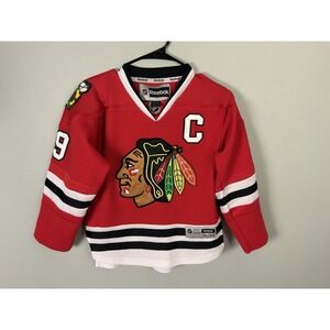 Jonathan Toews Chicago Blackhawks Youth Reebok NHL Jersey S/M Red